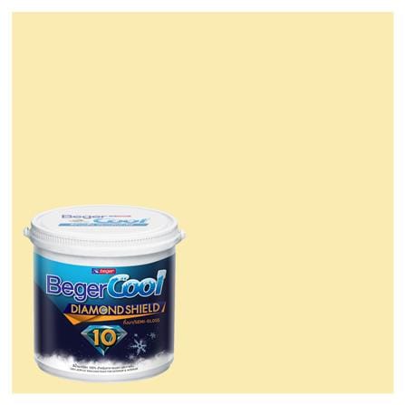 สีน้ำทาภายนอก ชนิดกึ่งเงา BEGER COOL DIAMONDSHIELD 10 088-3 สี SUNSET DREAM 9 ลิตร_0