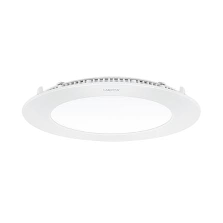 ดาวน์ไลท์ LED LAMPTAN ULTRA SLIM PC 8 นิ้ว 18 วัตต์ WARM WHITE สีขาว_1