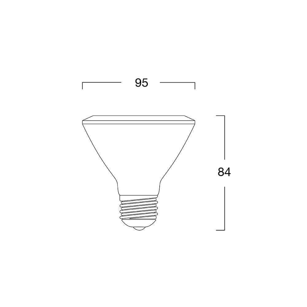 หลอด LED L&E PAR30 10 วัตต์ WARMWHITE E27