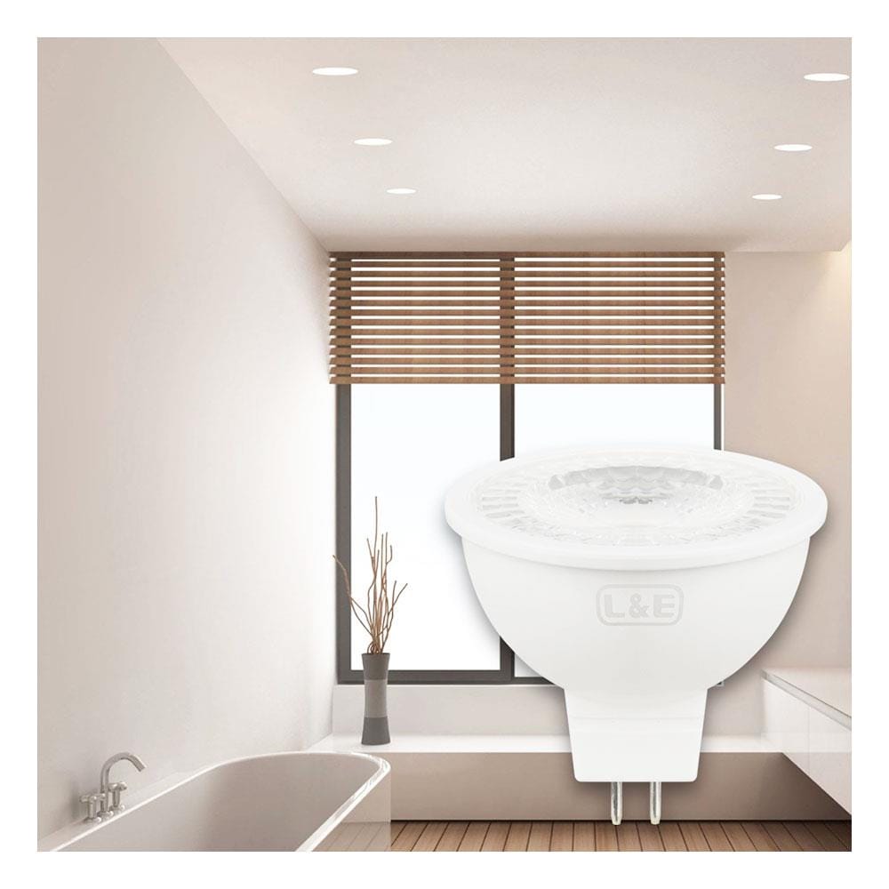 หลอด LED L&E MR16 6 วัตต์ DAYLIGHT GU5.3