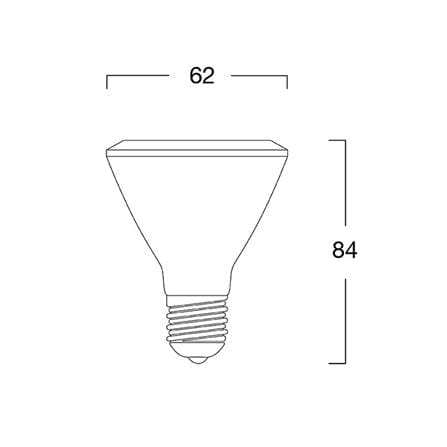 หลอด LED L&E PAR20 6 วัตต์ WARMWHITE E27_4