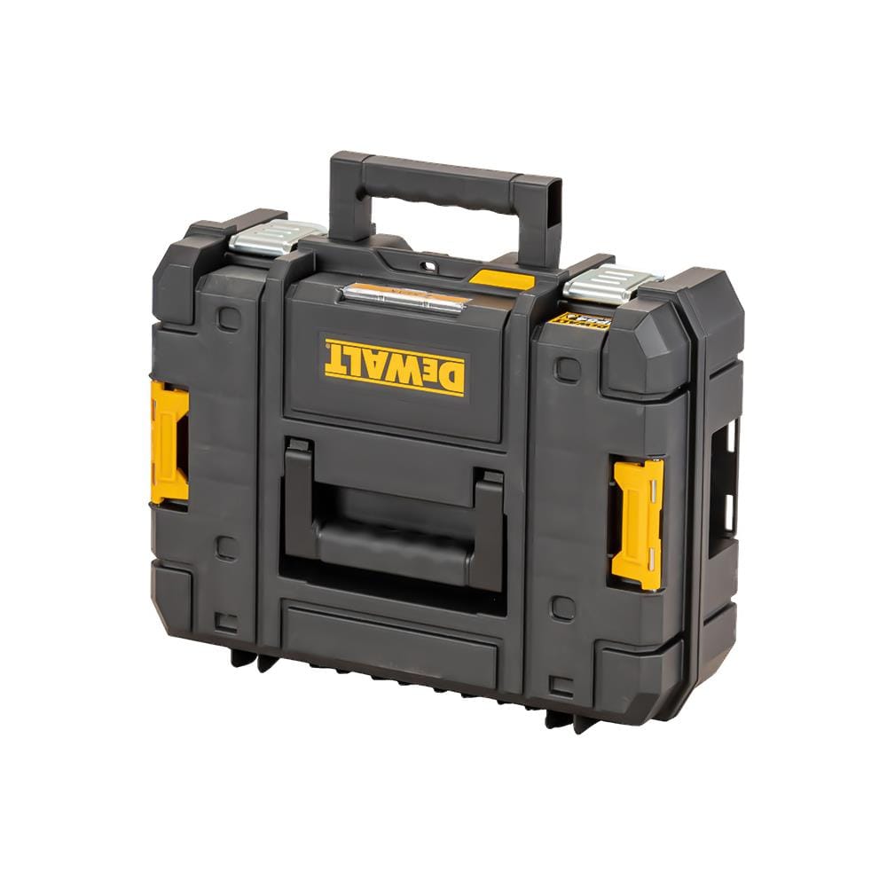กล่องเครื่องมือด้ามจับพลาสติก DEWALT TSTAK 30 กก. สีดำ/สีเหลือง