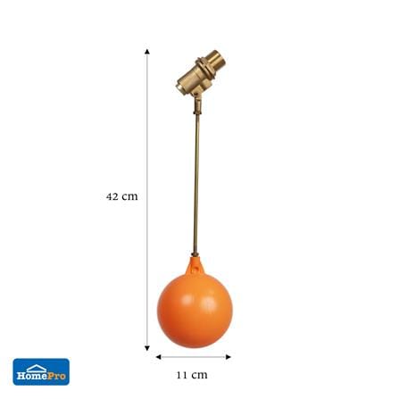 ลูกลอย DEXZON 3/4 นิ้ว สีส้ม_4