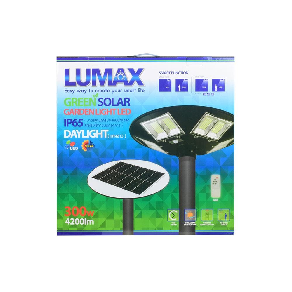 ไฟสนาม SOLAR LUMAX 58-00309 300 วัตต์ DAYLIGHT สีดำ