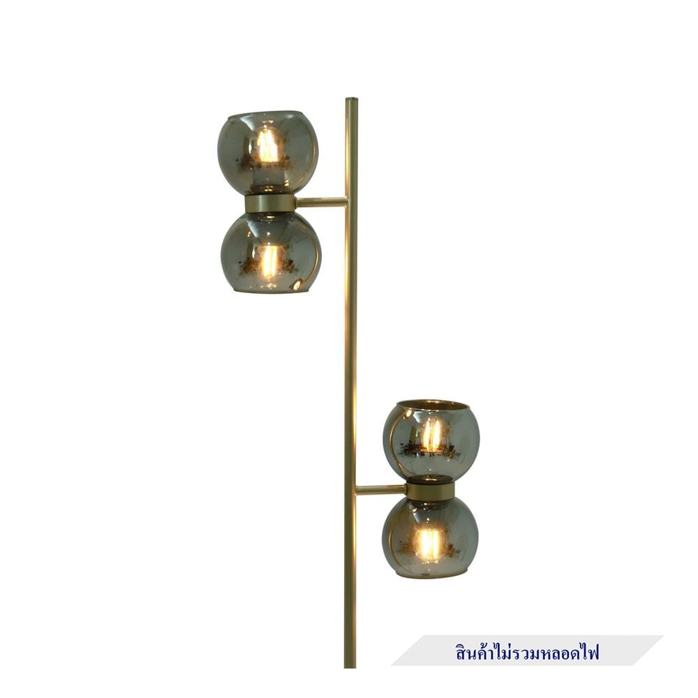 ไฟตั้งพื้น CARINI VF0375-4B สีดำ/ทอง 4 หัว