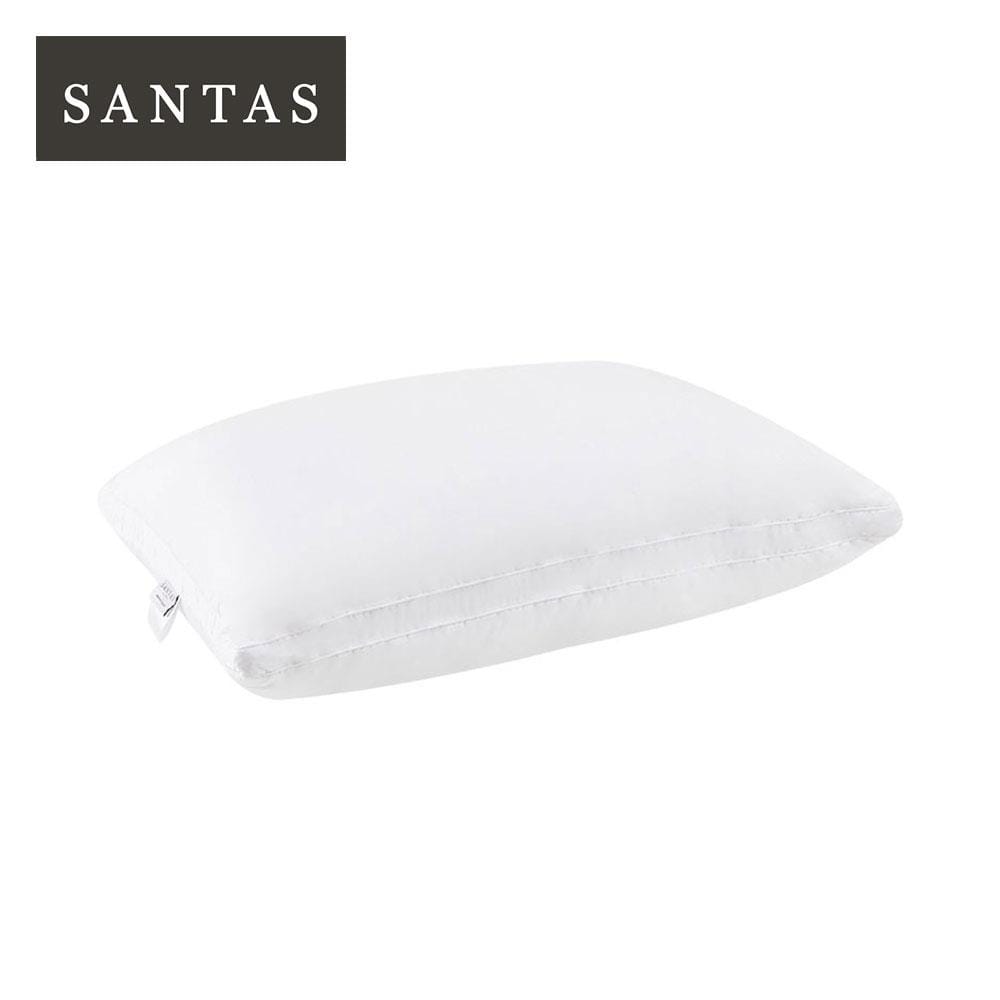 หมอนหนุน ใยสังเคราะห์ SANTAS HYBRID MEDIUM 19x29 นิ้ว สีขาว