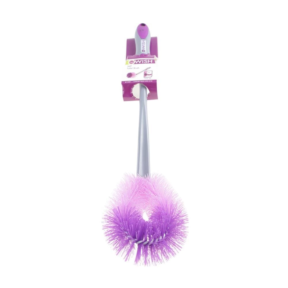 แปรงล้างสุขภัณฑ์ BE WISH SIMPLY สีม่วง/เทา