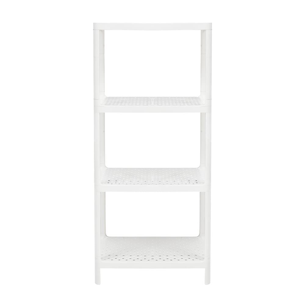 ชั้นวางของ 4 ชั้น STACKO 50X30X116.1 ซม. สีขาว