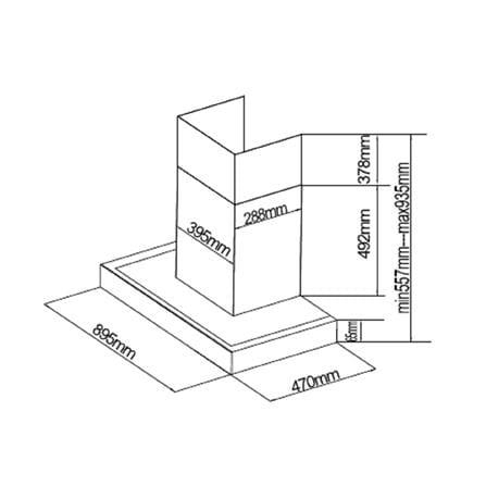 เครื่องดูดควันกระโจม FRANKE CXW 220 FT 905 M TH_6