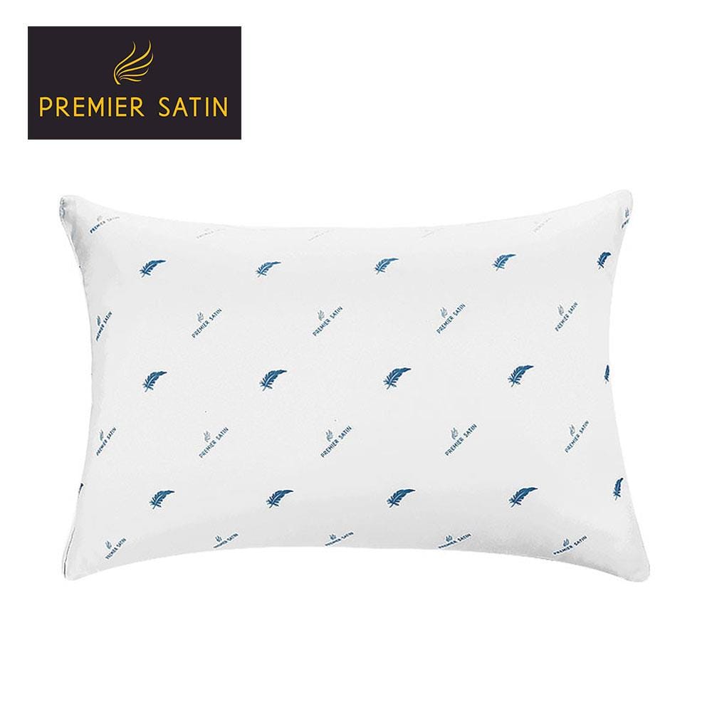 หมอนหนุนสุญญากาศ ใยสังเคราะห์ PREMIER SATIN ESSENTIAL TOUCH 19x28 นิ้ว สีขาว