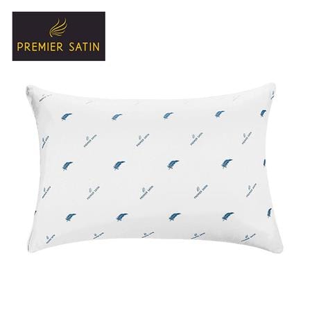 หมอนหนุนสุญญากาศ ใยสังเคราะห์ PREMIER SATIN ESSENTIAL TOUCH 19x28 นิ้ว สีขาว_0