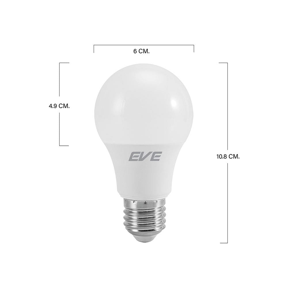หลอด LED EVE SUPER SAVE 7 วัตต์ WARMWHITE E27 แพ็ก 4 ชิ้น