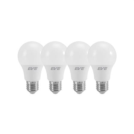 หลอด LED EVE SUPER SAVE 7 วัตต์ WARMWHITE E27 แพ็ก 4 ชิ้น_0