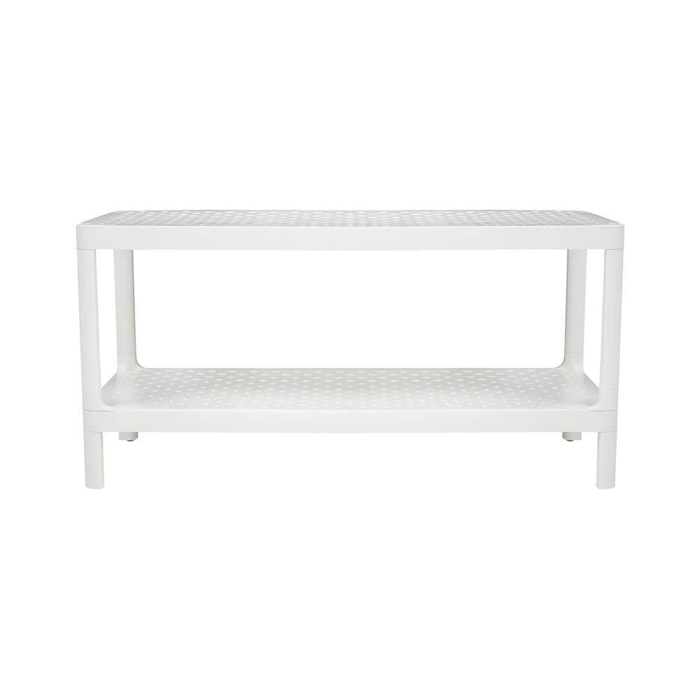 ชั้นวางรองเท้า 2 ชั้น STACKO MONO 70x30x34.3 ซม. สีขาว