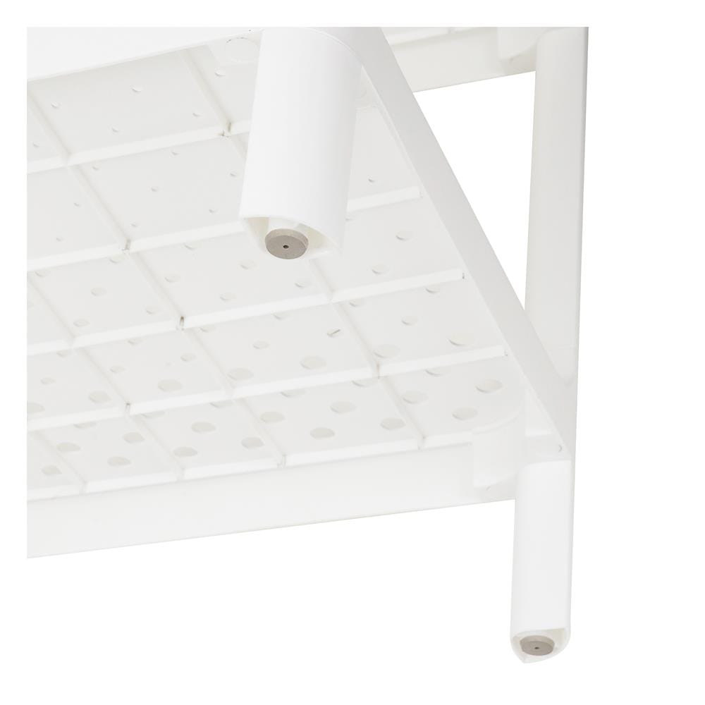 ชั้นวางรองเท้า 2 ชั้น STACKO MONO 70x30x34.3 ซม. สีขาว