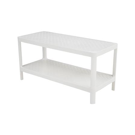ชั้นวางรองเท้า 2 ชั้น STACKO MONO 70x30x34.3 ซม. สีขาว_0