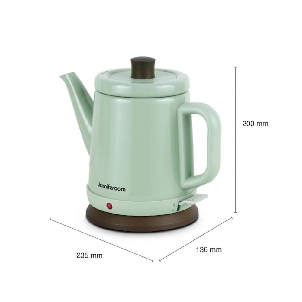 กาต้มน้ำไฟฟ้า JENNIFERROOM JRTH-K181OB 0.80ลิตร สีเขียว