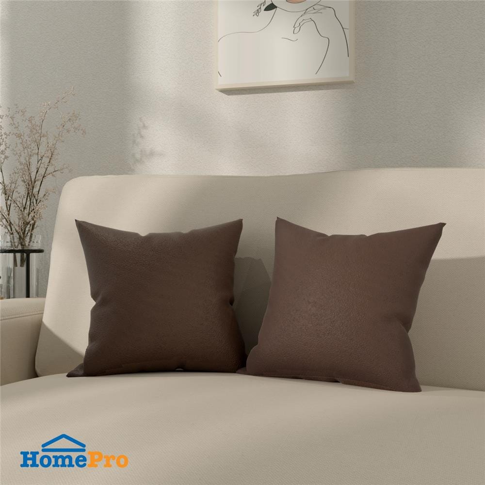 หมอนอิงกันน้ำ HOME LIVING STYLE STILL 18x18 นิ้ว สีน้ำตาล