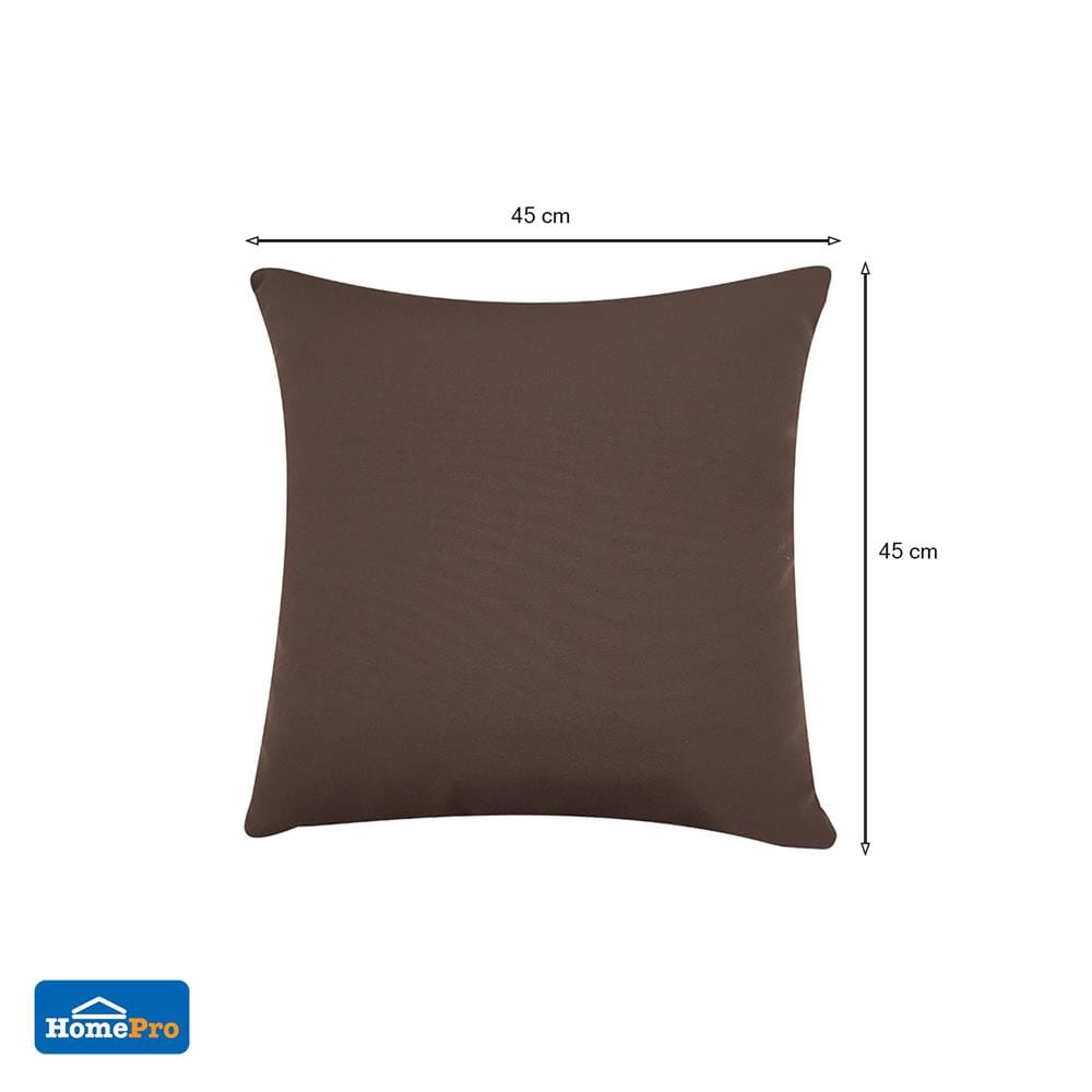 หมอนอิงกันน้ำ HOME LIVING STYLE STILL 18x18 นิ้ว สีน้ำตาล