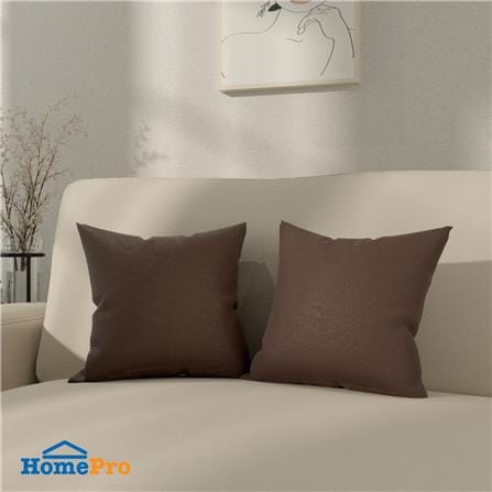 หมอนอิงกันน้ำ HOME LIVING STYLE STILL 18x18 นิ้ว สีน้ำตาล_4