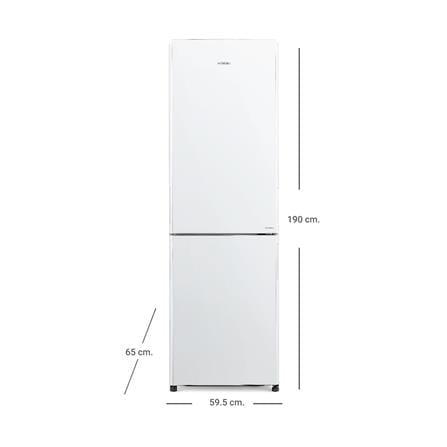 ตู้เย็น 2 ประตู HITACHI RBG340PTH0GPW 11.7 คิว กระจกขาว อินเวอร์เตอร์_4