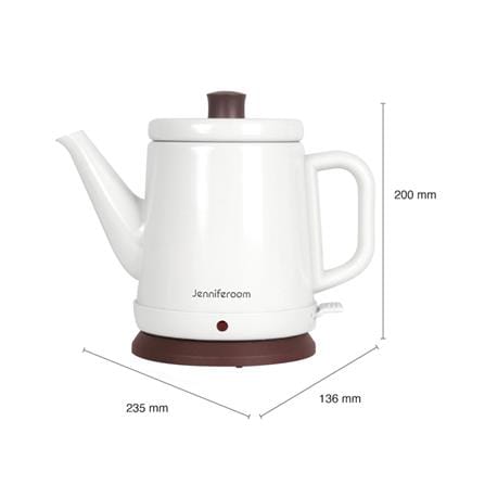 กาต้มน้ำไฟฟ้า JENNIFERROOM JRTH-K181WH 0.80ลิตร สีขาว_2