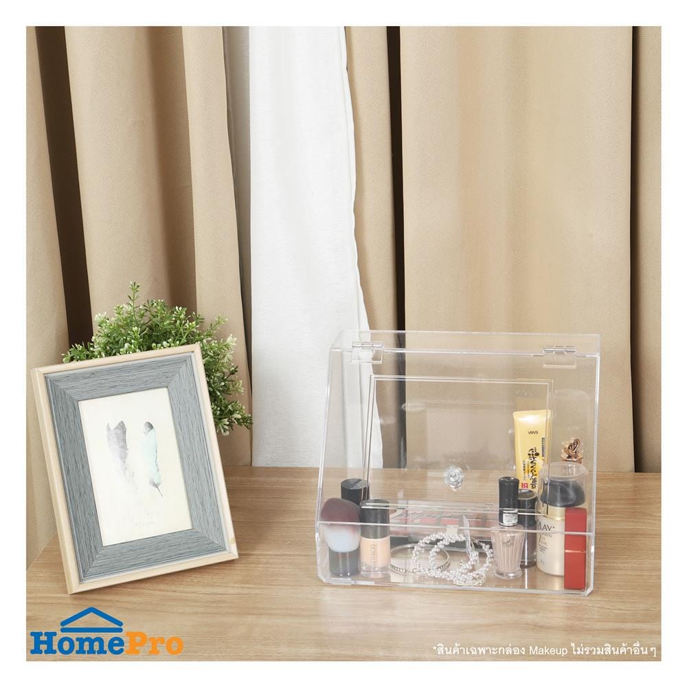 อุปกรณ์จัดเก็บเครื่องสำอาง STACKO GLOSSY M 32x20x24 ซม. สีใส