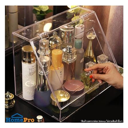 อุปกรณ์จัดเก็บเครื่องสำอาง STACKO GLOSSY M 32x20x24 ซม. สีใส_5