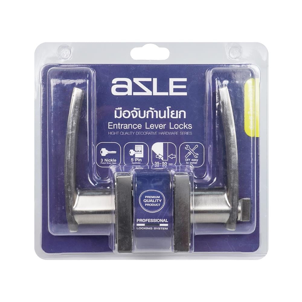 มือจับก้านโยก AZLE L-009 สีสเตนเลส