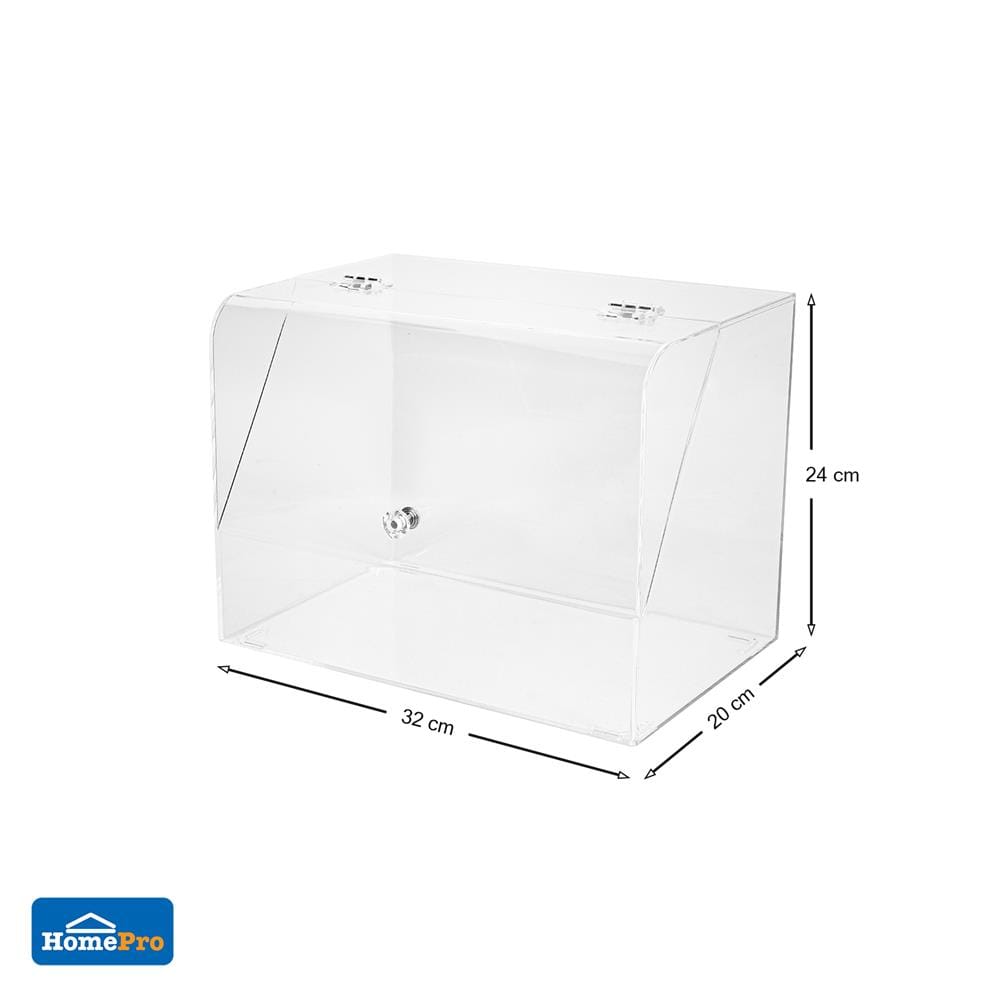 อุปกรณ์จัดเก็บเครื่องสำอาง STACKO CURVE U 32x20x24 ซม. สีใส