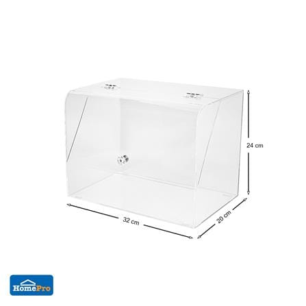 อุปกรณ์จัดเก็บเครื่องสำอาง STACKO CURVE U 32x20x24 ซม. สีใส_6
