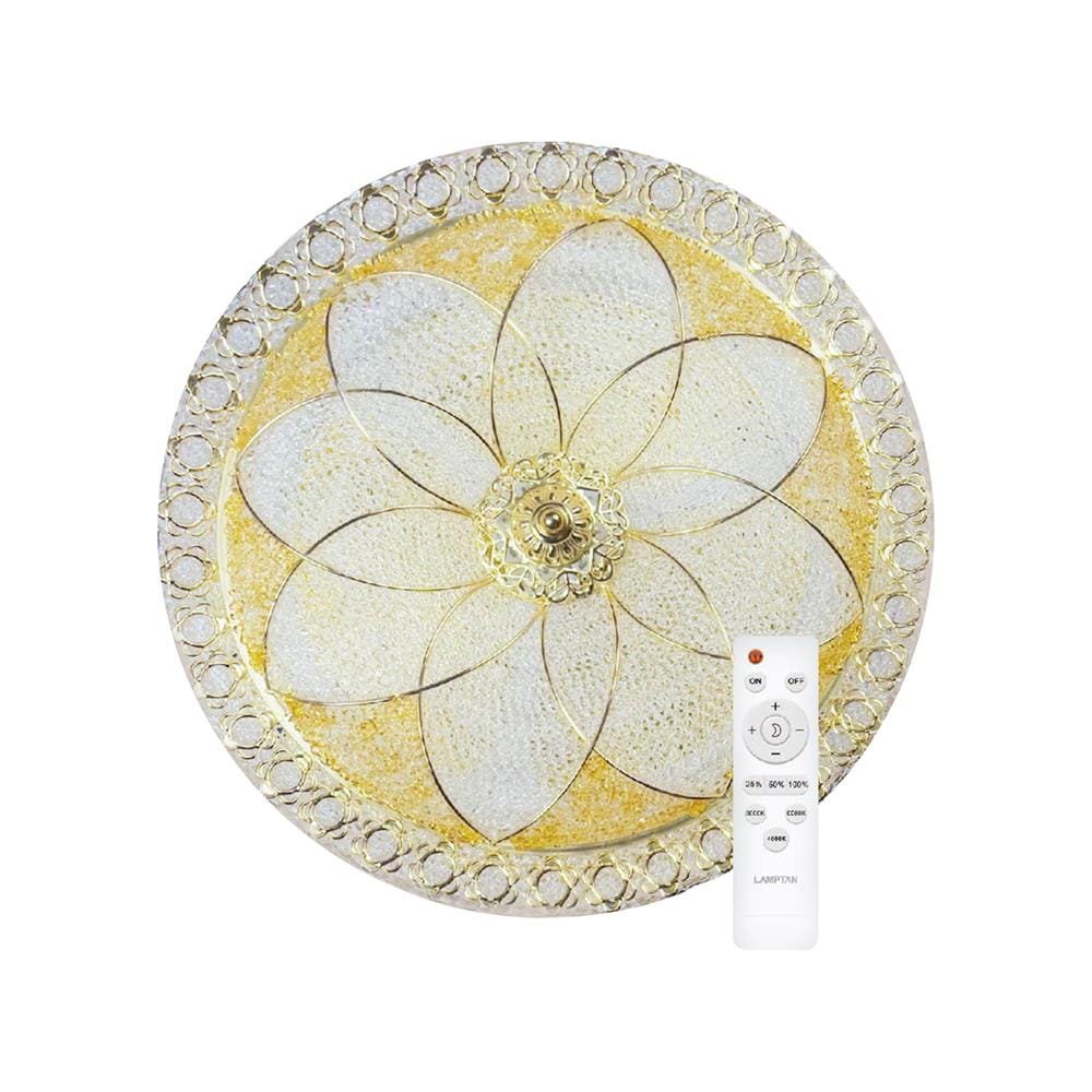 ไฟเพดาน LED LAMPTAN FLORIA EDGE 18 นิ้ว 36 วัตต์ DAYLIGHT/COOL WHITE/WARM WHITE สีขาว
