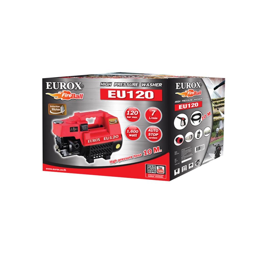 เครื่องฉีดน้ำ EUROX EU120 120 บาร์ 1600 วัตต์