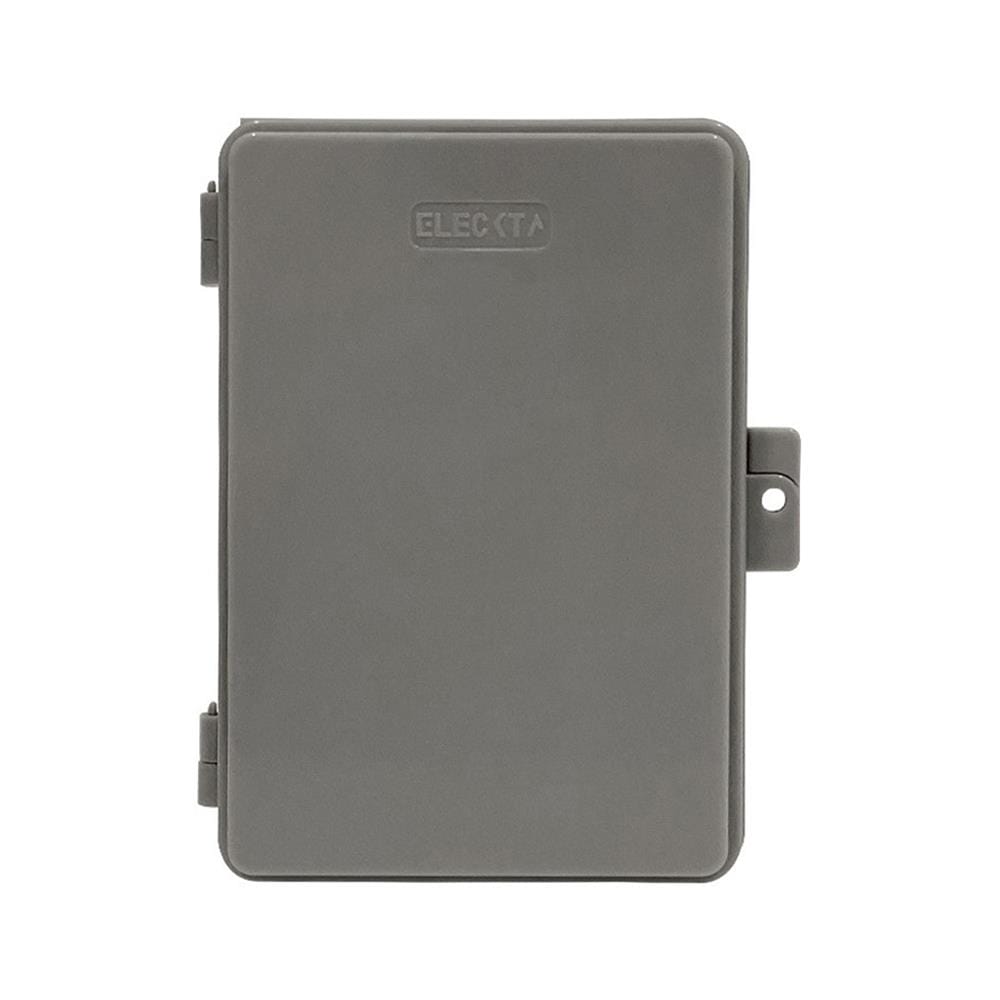 ตู้กันน้ำฝาทึบ ELECKTA 4x6 นิ้ว สีเทา