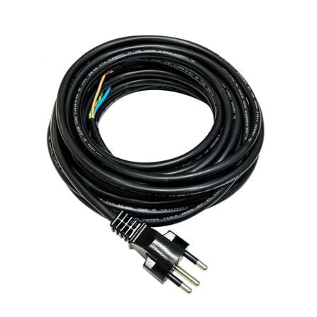 หัวปลั๊ก 3 ขากลม พร้อมสาย VCT SOKAWA 3x1 ตร.มม. 10 ม. สีดำ