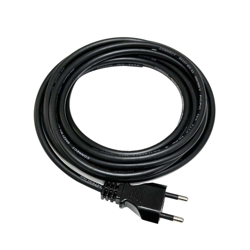 หัวปลั๊ก 2 ขากลม พร้อมสาย VCT SOKAWA 2x1 ตร.มม. 3 ม. สีดำ