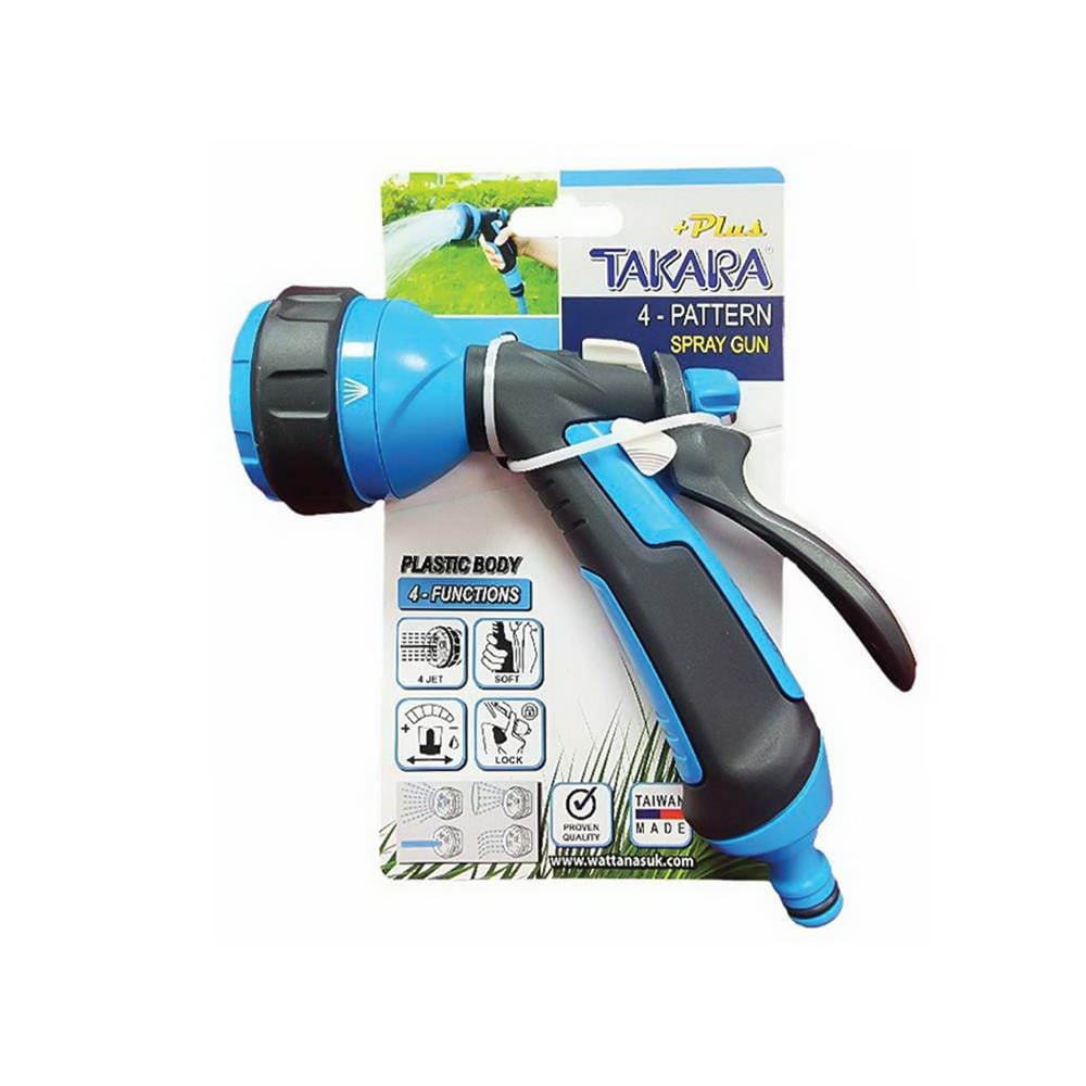 ปืนฉีดน้ำแบบปรับ 4 รูปแบบน้ำ TAKARA PLUS