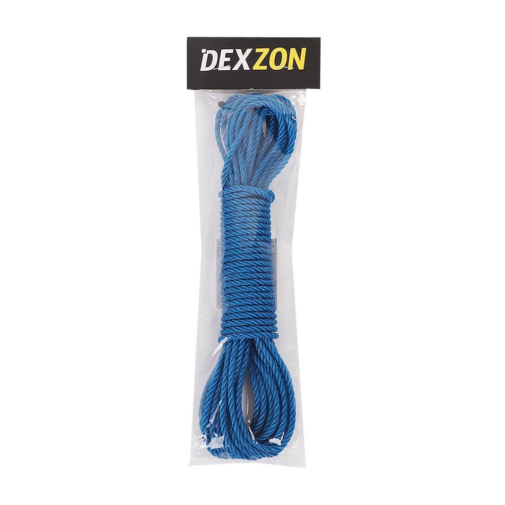 เชือกไนลอน DEXZON 4 มม. x 10 ม. สีน้ำเงิน