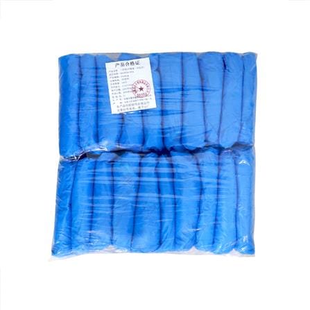 ถุงคลุมรองเท้าพลาสติก MICROTEX แบบสั้น แพ็ก 50 คู่ สีฟ้า_1