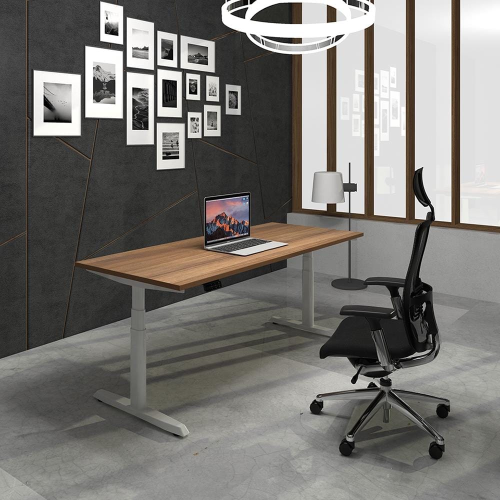 โต๊ะทำงานปรับระดับ ERGOTREND SIT 2 STAND GEN5 150 ซม. สีขาว/ดำ