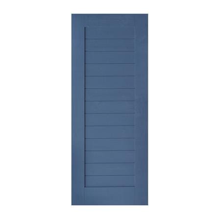 ประตูภายในไม้สน ไม่เจาะลูกบิด D2D 80x200 ซม. สี BLUE GREY_0