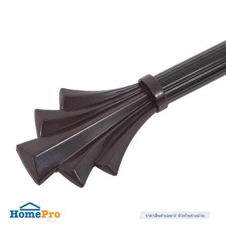 หัว-ท้ายรางม่าน HOME LIVING STYLE FAN 25 มม. สีน้ำตาล_2