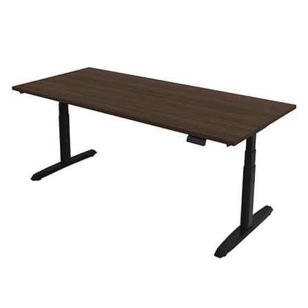 โต๊ะทำงานปรับระดับ ERGOTREND SIT 2 STAND GEN5 180 ซม. สี CLASSIC TEAK/ขาว