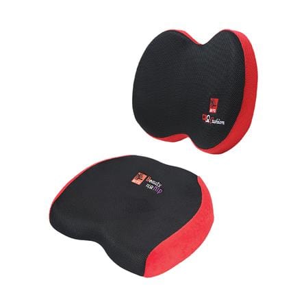 เบาะรองนั่งและรองหลัง ERGOTREND MIYO 15X12 นิ้ว สีแดง-ดำ_0