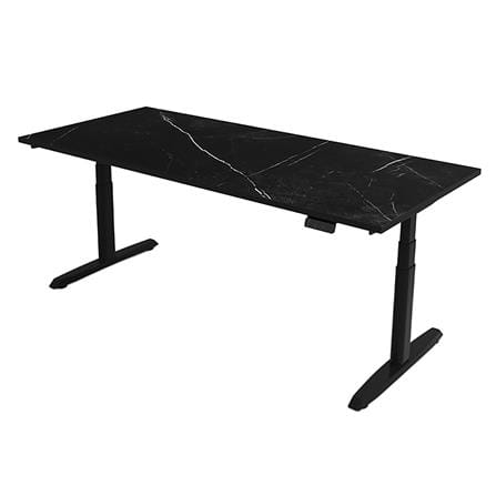 โต๊ะทำงานปรับระดับ ERGOTREND SIT 2 STAND GEN5 180 ซม. สี MIDNIGHT MARBLE/ดำ