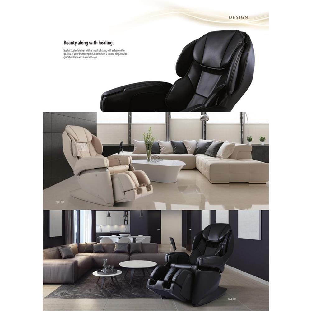 เก้าอี้นวดไฟฟ้า FUJIIRYOKI JP1100 สีเบจ