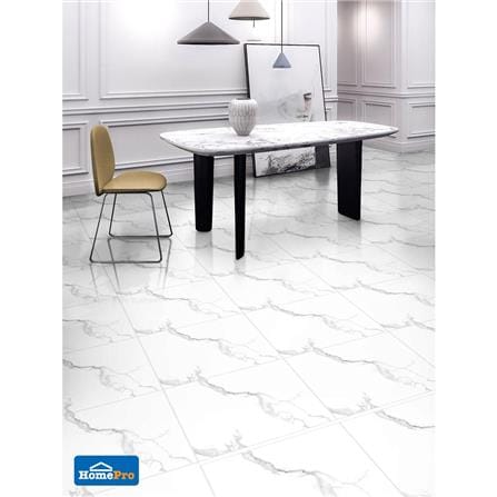 กระเบื้องพื้น 40x40 ซม. TARA กัวซามาร์เบิ้ล ขาว 0.96M2_2