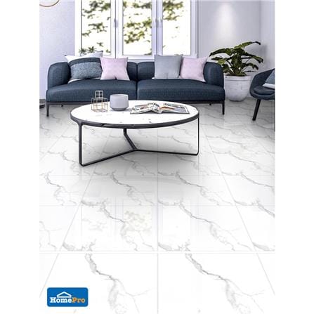 กระเบื้องพื้น 40x40 ซม. TARA กัวซามาร์เบิ้ล ขาว 0.96M2_3