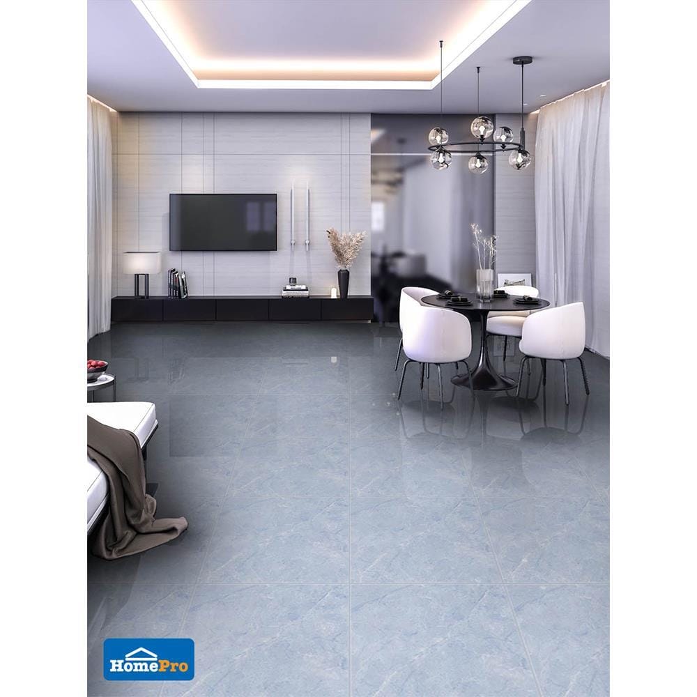 กระเบื้องพื้น 16x16 นิ้ว TARA ร็อคเซลล่า มาร์เบิ้ล ฟ้า PM 0.96M2
