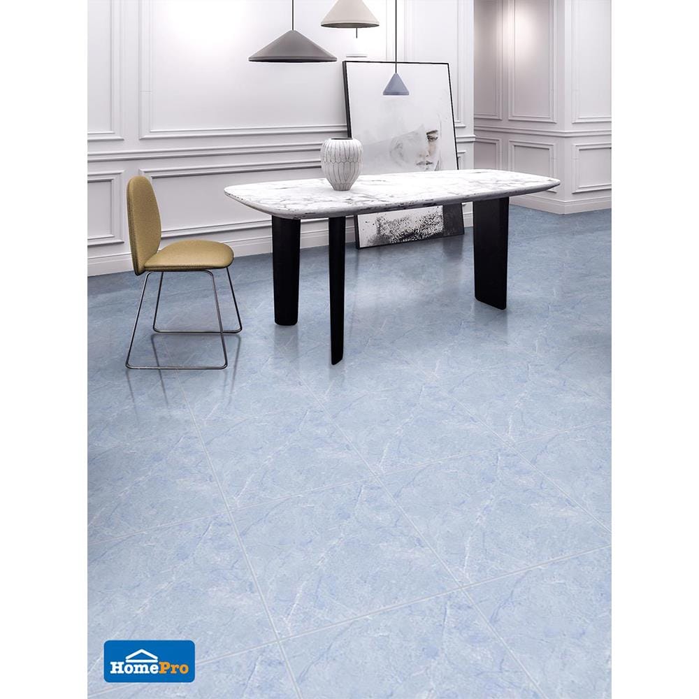 กระเบื้องพื้น 16x16 นิ้ว TARA ร็อคเซลล่า มาร์เบิ้ล ฟ้า PM 0.96M2